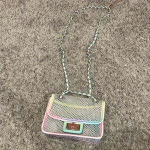 Chic Multicolor Chain Shoulder Bag